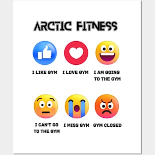 Gym Emojis Posters and Art